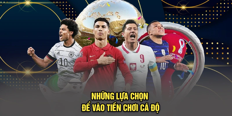 Những lựa chọn để vào tiền chơi cá độ